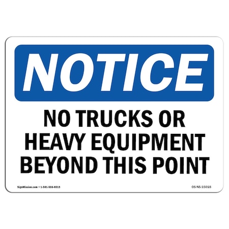 OSHA Notice, 18 Height, 24 Width, Aluminum